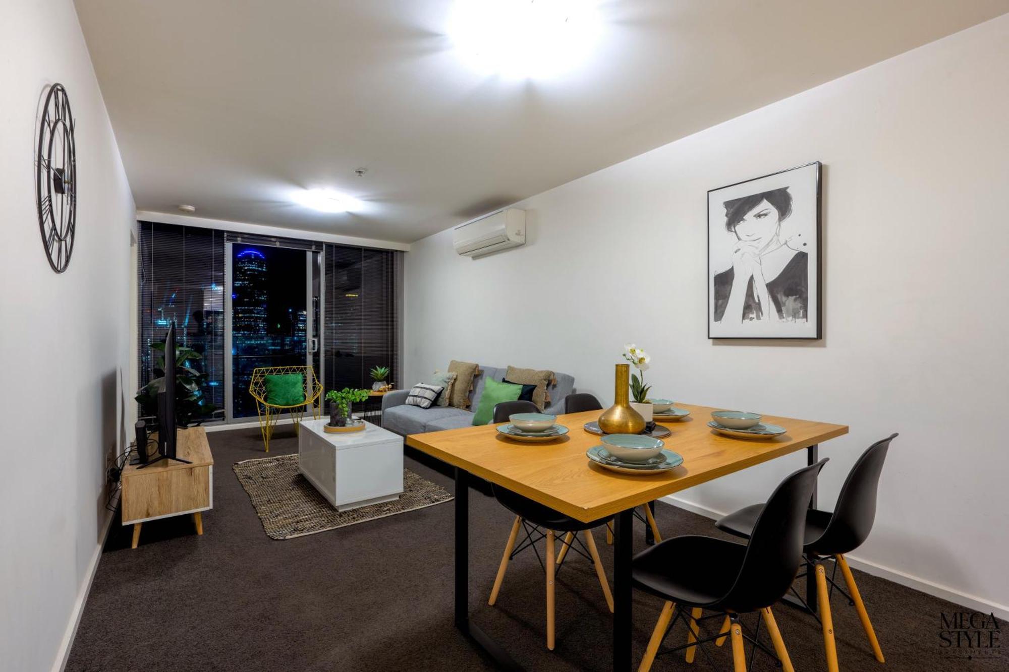 Mega Style Apartments Mainpoint Melbourne Camera foto